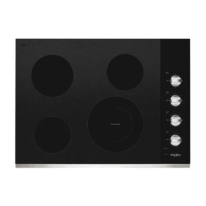 Tope Eléctrico de 4 Hornillas de Vitrocerámica 30" FlexHeat Whirlpool