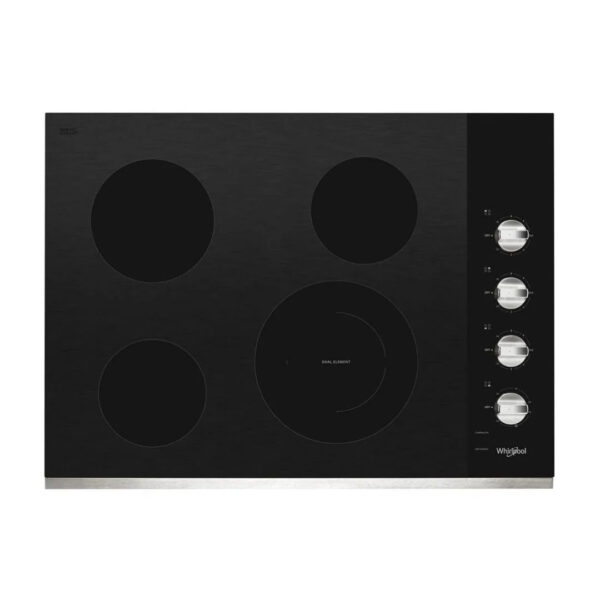 Tope Eléctrico de 4 Hornillas de Vitrocerámica 30" FlexHeat Whirlpool