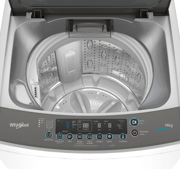 Lavadora Automatica Gris de 14Kg Whirlpool
