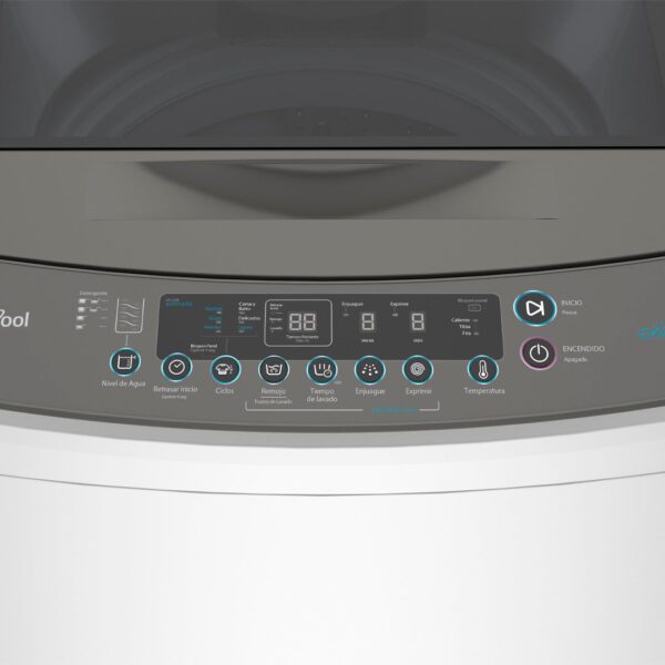 Lavadora Automatica Gris de 14Kg Whirlpool