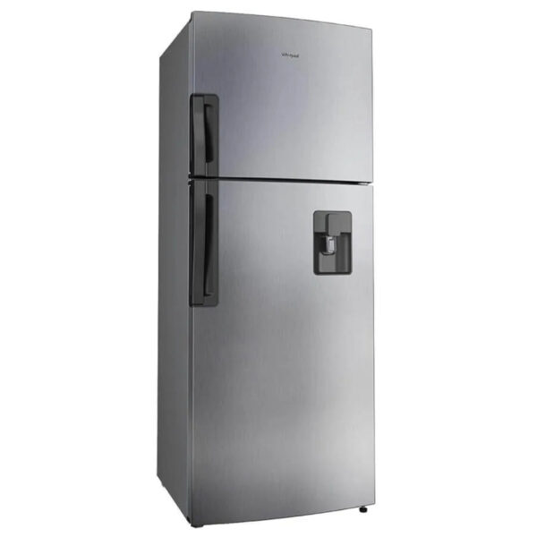 Nevera de Acero con Dispensador de Agua de 435 Litros Whirlpool