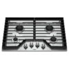 Tope a Gas de 4 Hornillas de Acero 30" Whirlpool