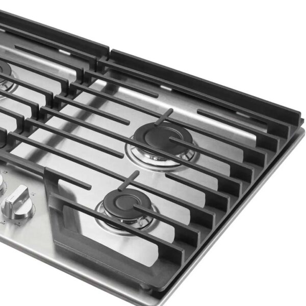 Tope a Gas de 4 Hornillas de Acero 30" Whirlpool