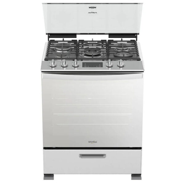 Cocina a Gas de Acero Xtreme Flamma de 30" Whirlpool