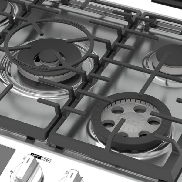 Cocina a Gas de Acero Xtreme Flamma de 30" Whirlpool