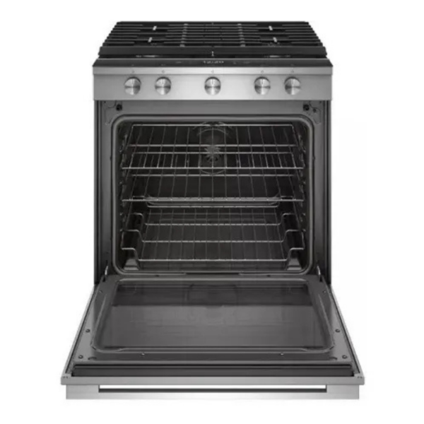 Cocina a Gas de Acero Smart con Convección + Wi-Fi de 30" Whirlpool