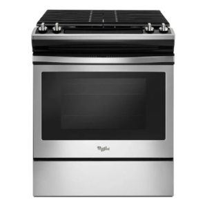 Cocina a Gas de Acero Slide-In de 30" Whirlpool