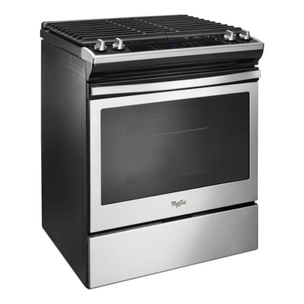 Cocina a Gas de Acero Slide-In de 30" Whirlpool