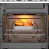 Cocina a Gas de Acero y Vitrocerámica Full Side Door de 30" Whirlpool