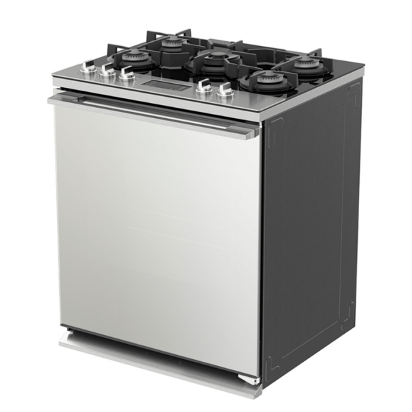 Cocina a Gas de Acero y Vitrocerámica Full Side Door de 30" Whirlpool