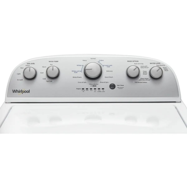 Lavadora Automatica Blanca 12 Ciclos de 3.9 Pies 21Kg Whirlpool