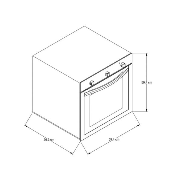 Horno Eléctrico Gris con Convección de 24" 220V Whirlpool