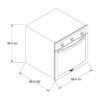 Horno a Gas Gris con Convección de 24" Whirlpool