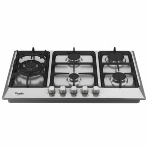 Tope a Gas de Acero 5 Hornillas 30" Whirlpool