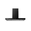 Campana Táctil Decorativa Negra de 90 cm Tetra Touch 90 Black Vetrux