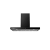 Campana Isla Negra de 90 cm - Tetra Isla Touch Black 90 Vetrux