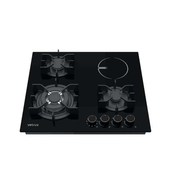Tope de Cocina Mixto de Vitrocerámica 60 cm 220V Flexi 60 Vetrux