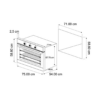 Horno Eléctrico de 76 cm Elektro Pro 76 220V Vetrux