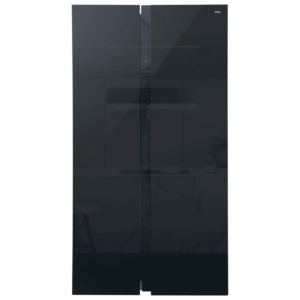 Nevera Side by Side de Vidrio Negra de 520 Litros TCL