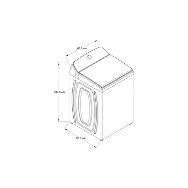 Lavadora Automatica Blanca de 22Kg Whirlpool