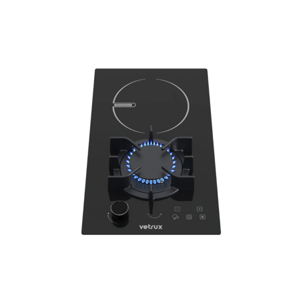 Tope de Cocina Mixto de Vitrocerámica 30 cm Flexi 30 Vetrux