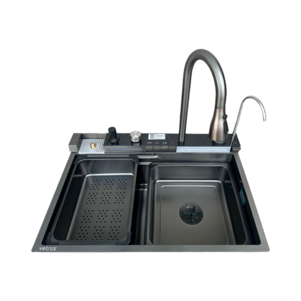 Fregador con Accesorios de 68 cm Flusso Pro 68 Vetrux