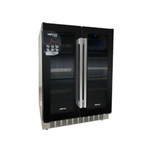 Vinera Empotrable de 20 Botellas y 60 Latas Vino Pro Dual 6020 Vetrux