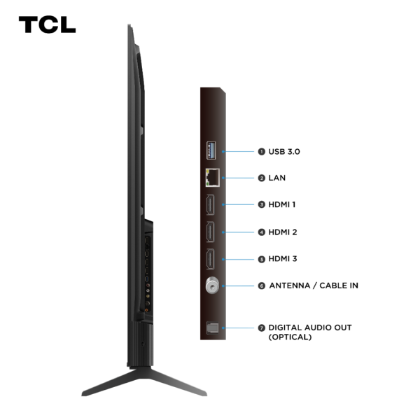 Televisor GOOGLE TV LED UHD 4K 55" TCL