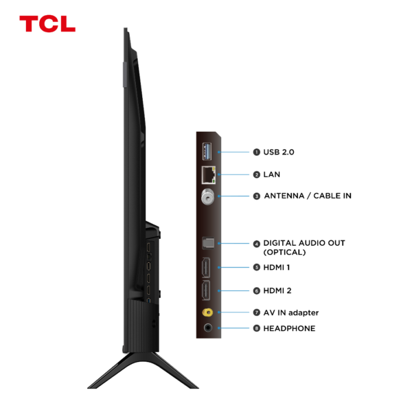 Televisor GOOGLE TV QLED 43" TCL
