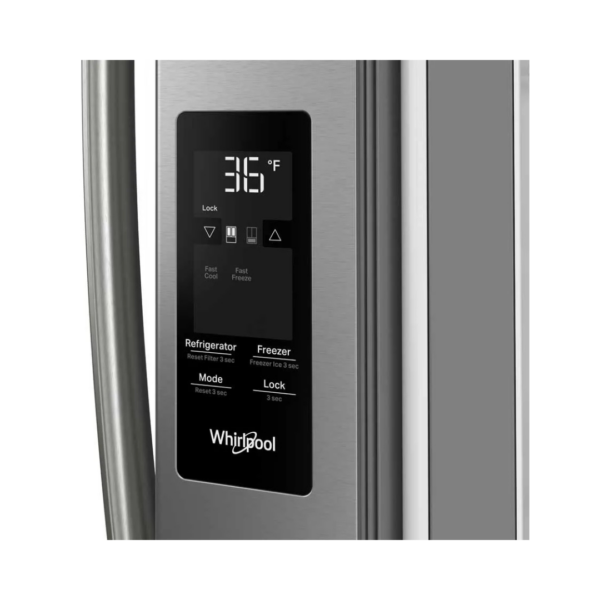 Nevera Side by Side de Acero French Door de 31" 861L Whirlpool