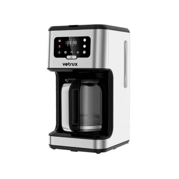 Cafetera Programable de 1.5 Litros Caffora Vetrux