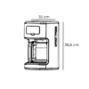 Cafetera Programable de 1.5 Litros Caffora Vetrux