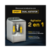 Lavadora Automática Blanca con Agitador 2 en 1 de 22Kg Whirlpool