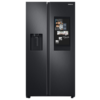 Nevera Side by Side Negra con Dispensador de Agua y Pantalla 778L Samsung