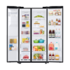 Nevera Side by Side Negra con Dispensador de Agua y Pantalla 778L Samsung