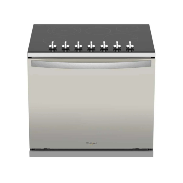 Cocina Eléctrica Plateada Empotrable de Vitrocerámica Schott Ceran 30" Whirlpool