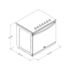 Cocina Eléctrica Plateada Empotrable de Vitrocerámica Schott Ceran 30" Whirlpool
