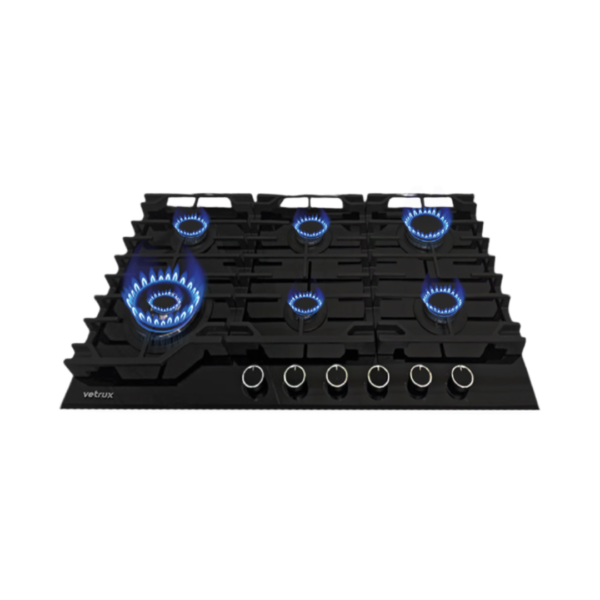 Tope de Cocina a Gas de 90 cm Reflecta Ultra 90 Vetrux