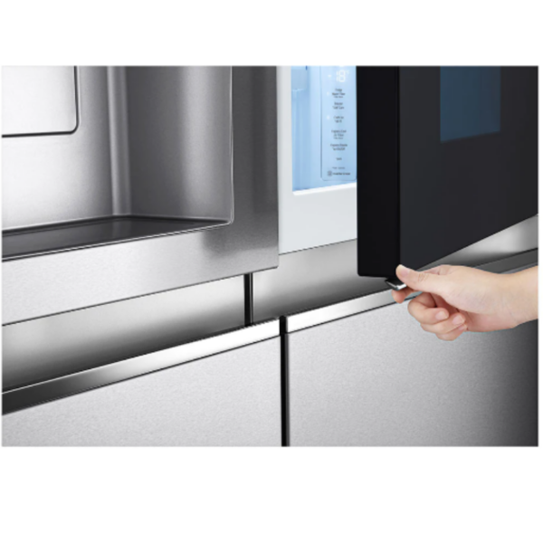 Nevera Side by Side de Acero InstaView con Dispensador de Agua de 768 Litros LG