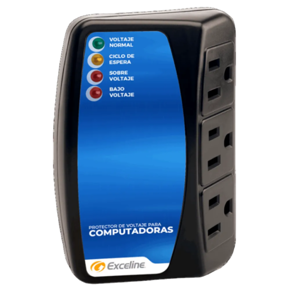 Protector de Voltaje para Computadoras 120V Exceline