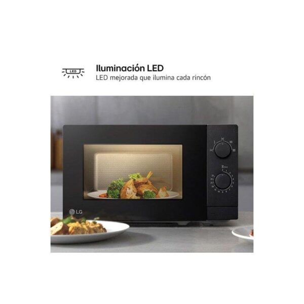 Horno Microondas Negro de 20L LG
