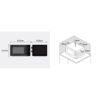 Horno Microondas Negro de 20L LG