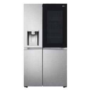 Nevera Side by Side de Acero InstaView con Dispensador de Agua de 598 Litros LG