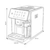 Cafetera Automática de 12 Tazas Con Molino de Granos  Afogatto 12T-B Drija