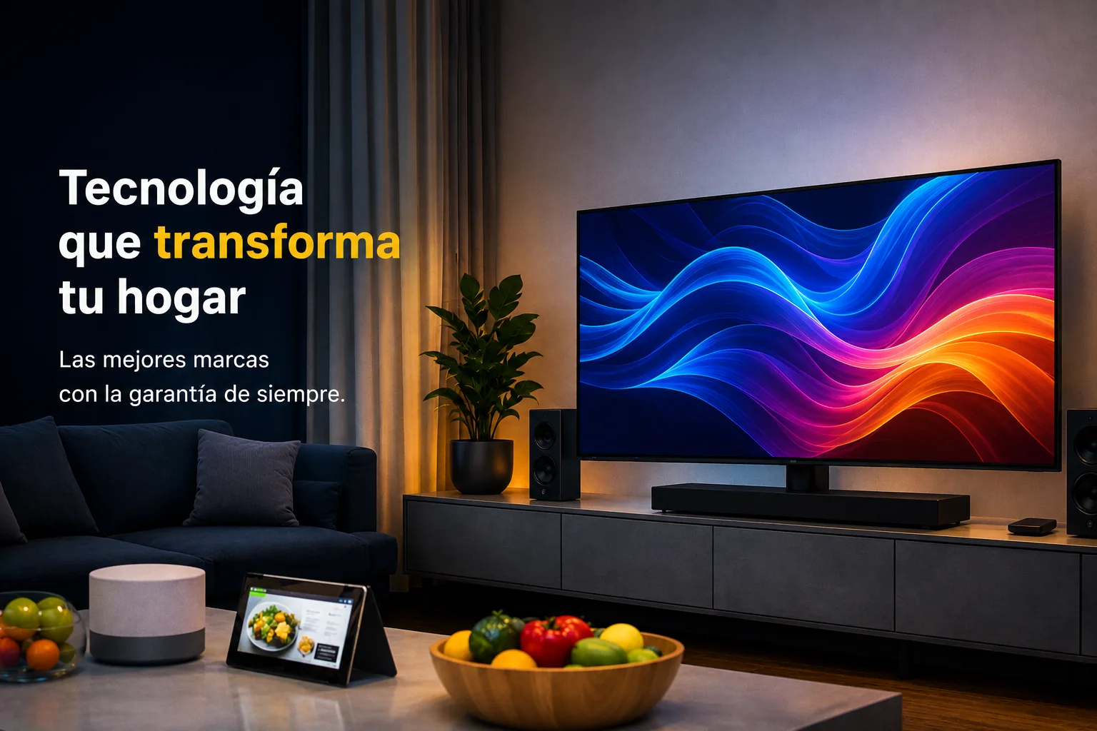 Diapositiva 1 - Tecnología que transforma tu hogar