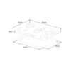 Tope de Cocina Eléctrico de Vitrocerámica 36" 220V Bari 90 Elect Drija