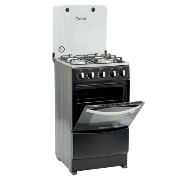 Cocina a Gas Negra 20" Doral