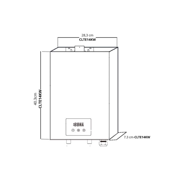 Calentador de Agua 21.5L/Min 220V CLTE14KW Drija