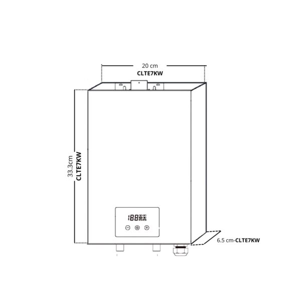 Calentador de Agua 10.5L/Min 220V CLTE7KW Drija