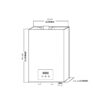 Calentador de Agua 13.5L/Min 220V CLTE9KW Drija